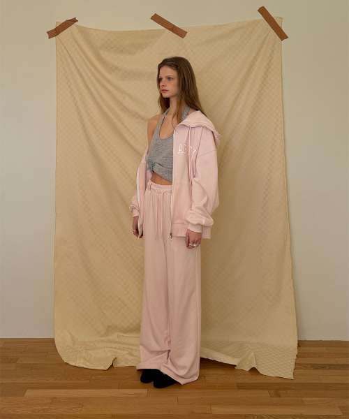 Candle sweat pants - Baby pink
