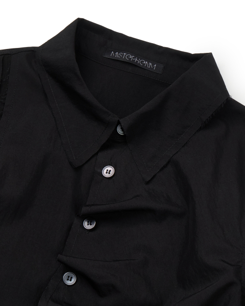 VOL. 4.0 Asymmetric Shirt BK