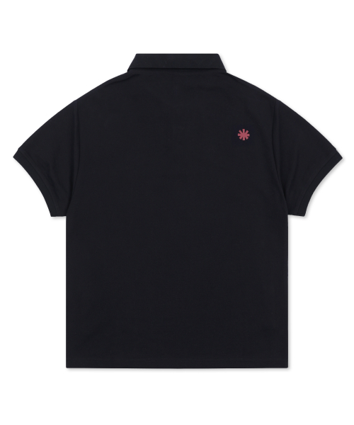 GT184 카발리 카라 티셔츠 (BLACK)