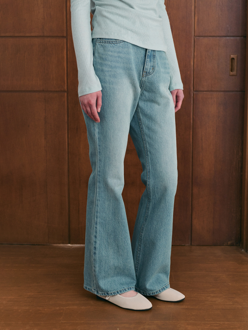 JAMIE bootcut denim pants_BLUE