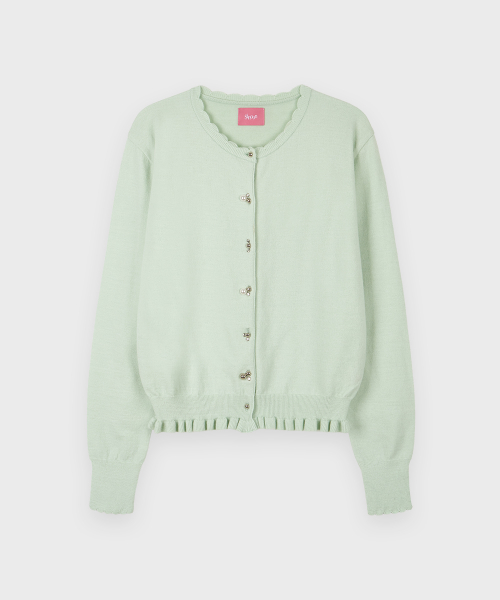 Silver Pebble Cardigan (Mint)