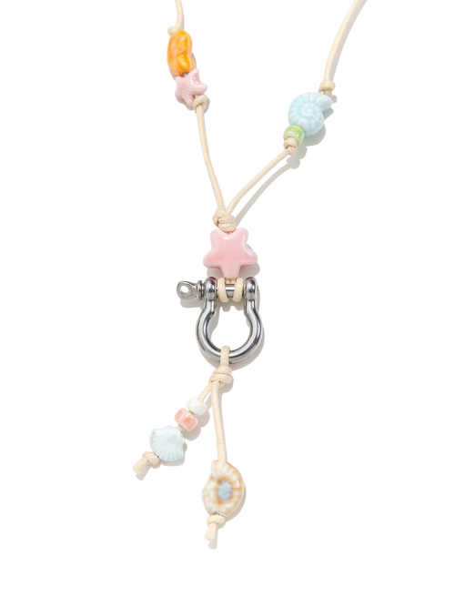 SOFT BEADS GLASSES HOLDER NECKLACE (IVORY)