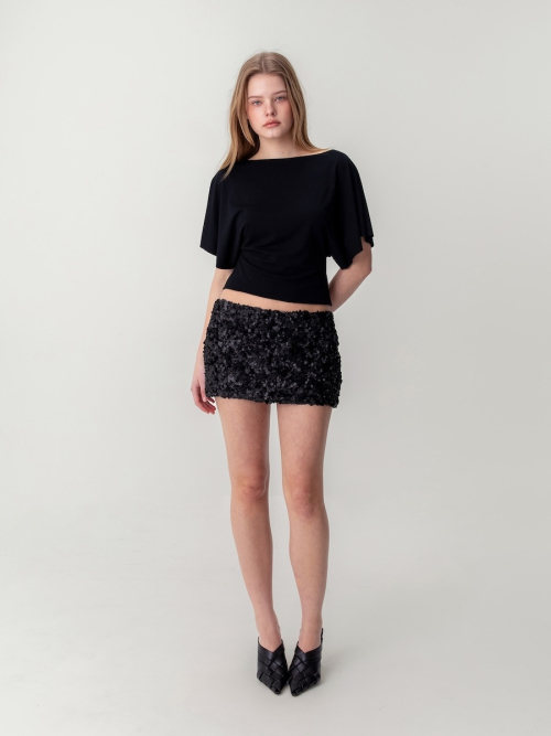 TWINKLE MINI SKIRT (BLACK)
