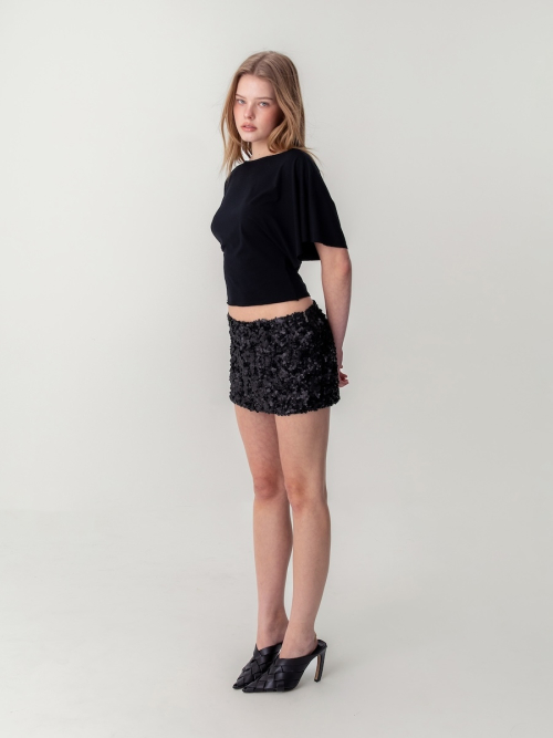 TWINKLE MINI SKIRT (BLACK)