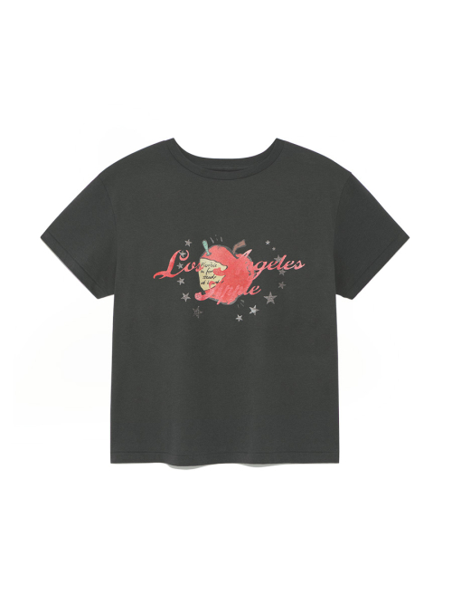APPLE GRAPHIC TEE (CHARCOAL)