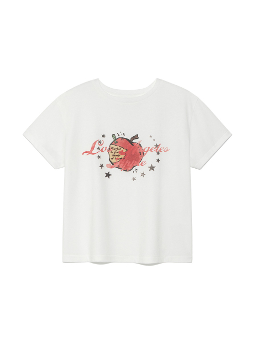APPLE GRAPHIC TEE (WHITE)