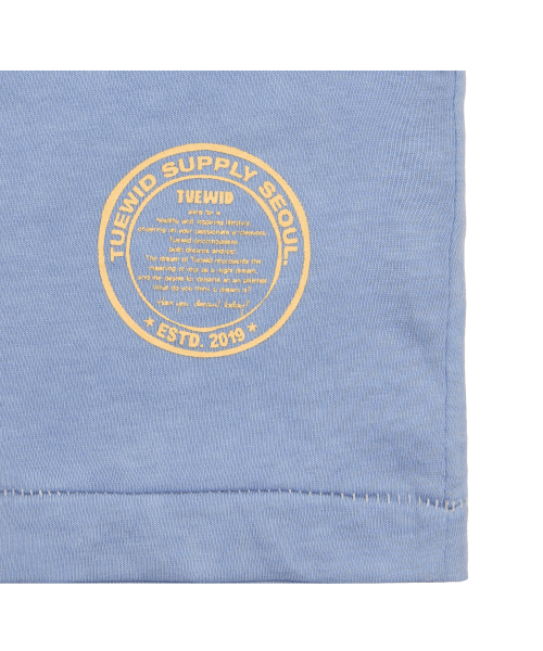 24 Starfish souvenir KIDS t-shirts in breeze blue