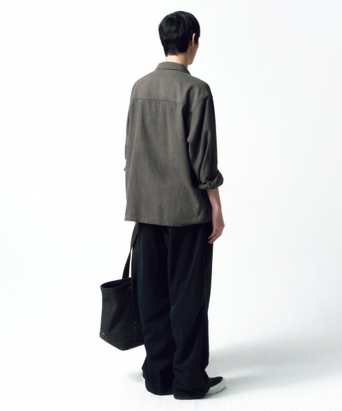 Garment Dyeing Fatigue Shirt OLIVE DRAB