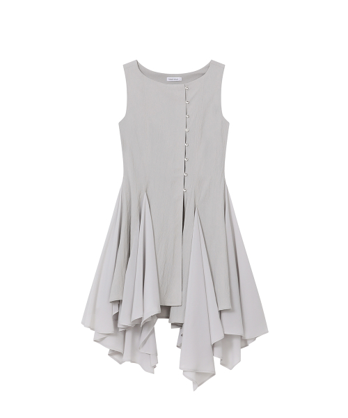Unbalanced flow one piece GREY