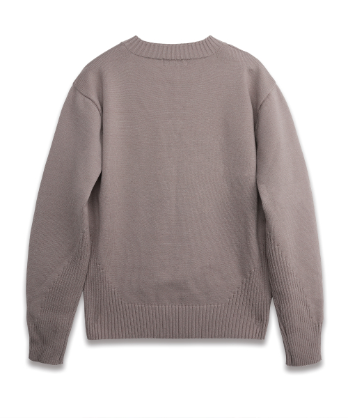 Reverb V-Neck Knit LIGHT BROWN