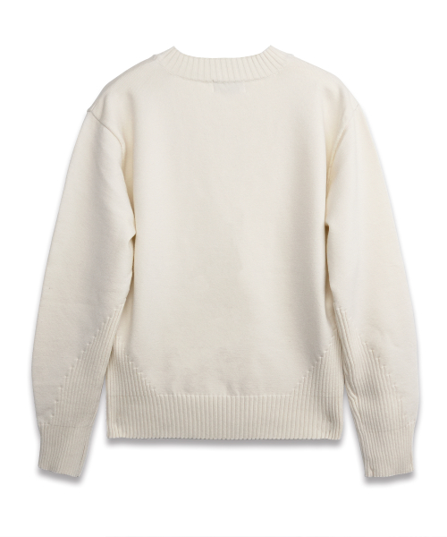 Reverb V-Neck Knit LIGHT IVORY