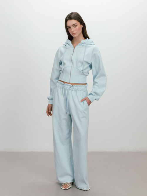 BAKE WIDE PANTS / SKYBLUE