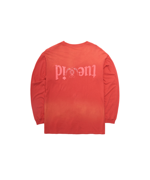 Tuewid midnight longsleeve t-shirts in burnt red