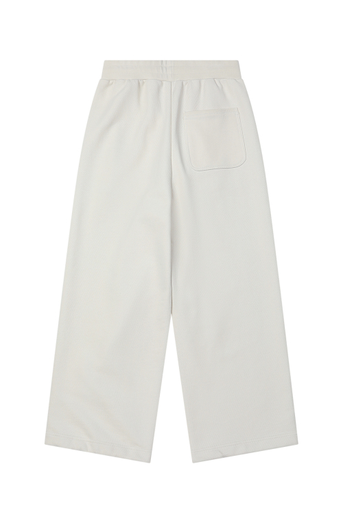 GERMAN LETTERING SWEATPANTS IN IVORY