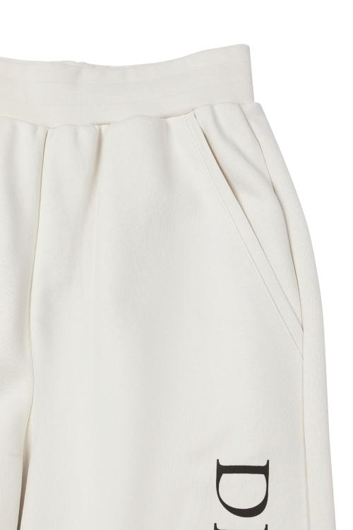 GERMAN LETTERING SWEATPANTS IN IVORY