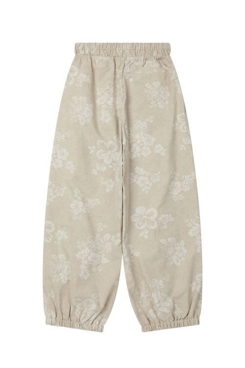 HAWAIIAN BALLOON PANTS IN BEIGE