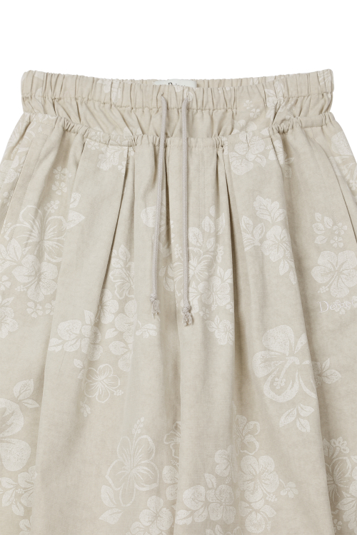 HAWAIIAN BALLOON PANTS IN BEIGE