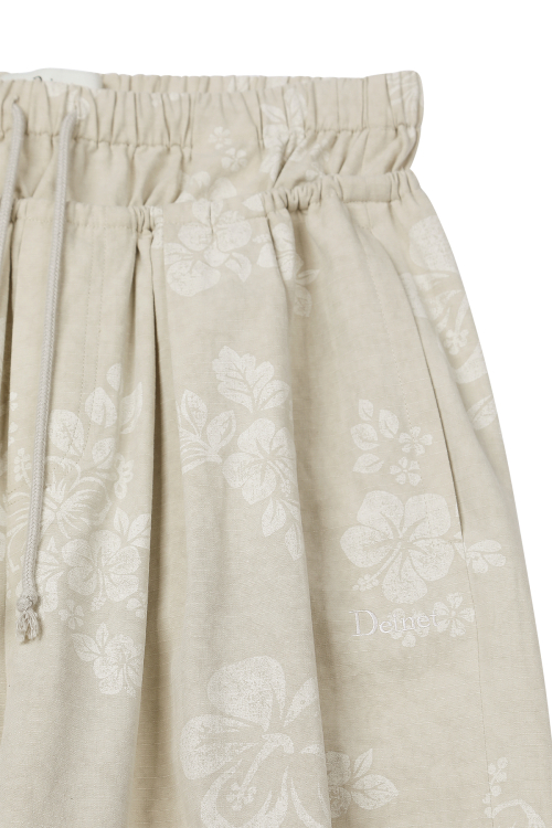 HAWAIIAN BALLOON PANTS IN BEIGE