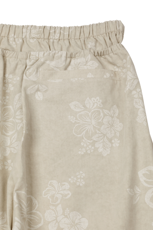 HAWAIIAN BALLOON PANTS IN BEIGE