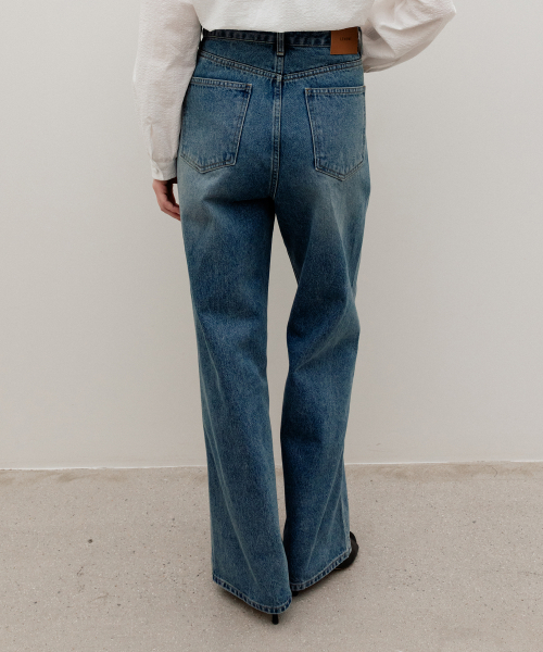 Parisien Semi-Wide Denim BleuParisien