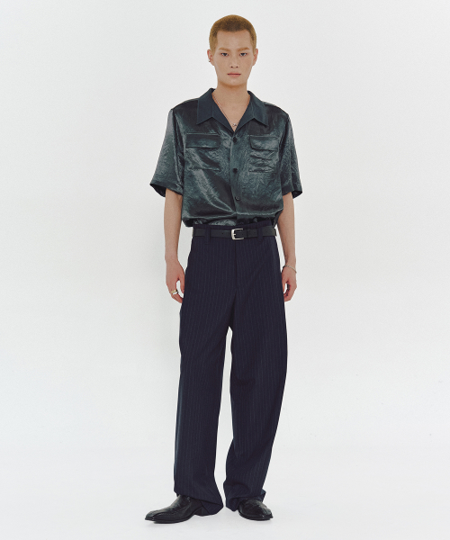 DROP TROUSER (NAVY)