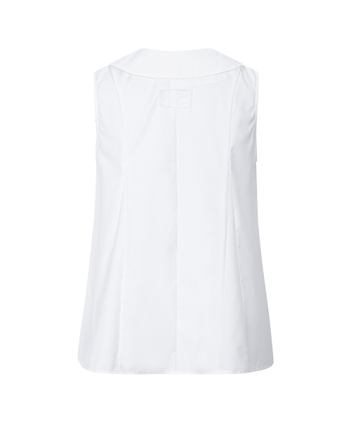Rope Flare Blouse White