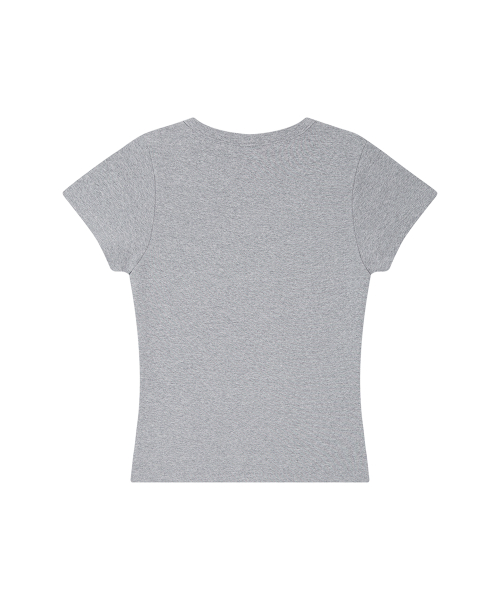 129 Dot Fitted T-Shirt Melange
