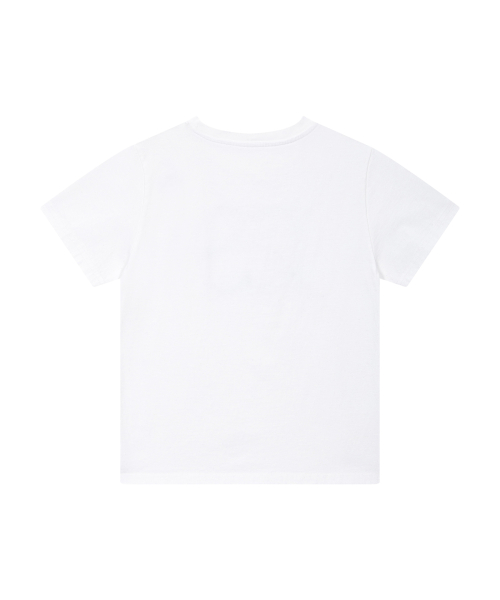 129 Logo Patch T-Shirt Pure White