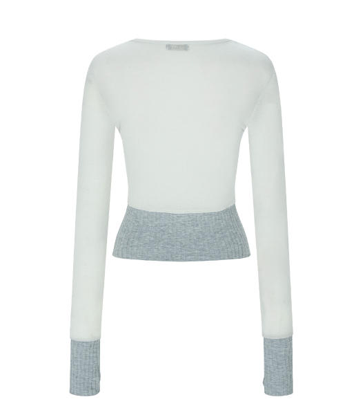Ollie Hooked Cardigan (Pale Blue)