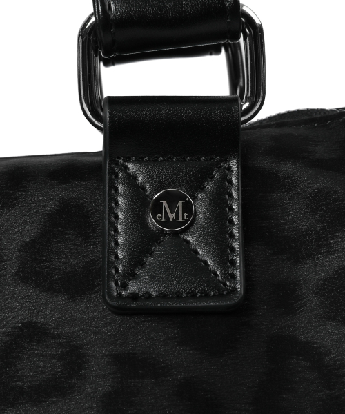ROZAN LEOPARD METAL LOGO SHOULDER BAG UNISEX