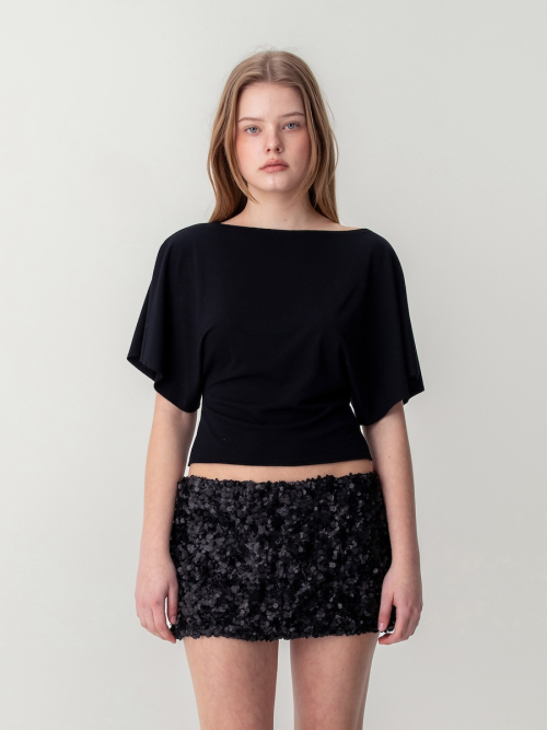 CORE HALF TEE (BLACK)