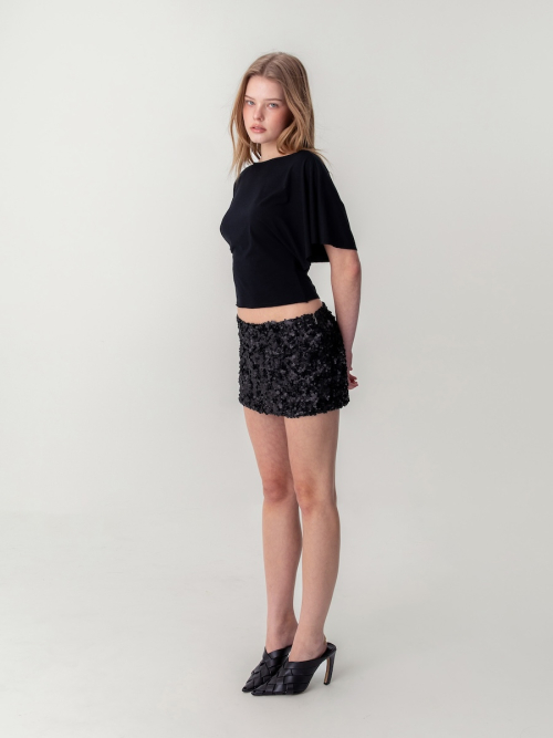 CORE HALF TEE (BLACK)