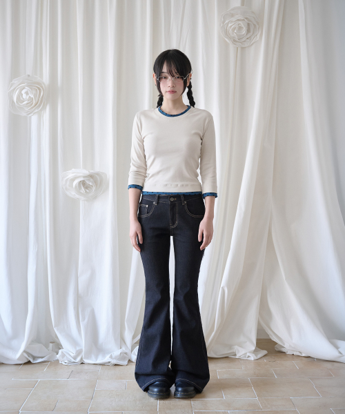 MINI DOT TRIM T IVORY