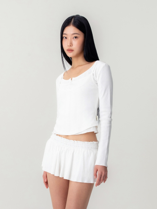 HONEY LAYERED CAMISOLE (WHITE)