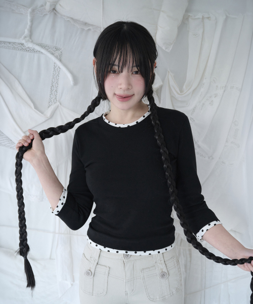 MINI DOT TRIM T BLACK