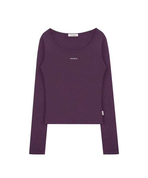 BASIC LOGO T PURPLE