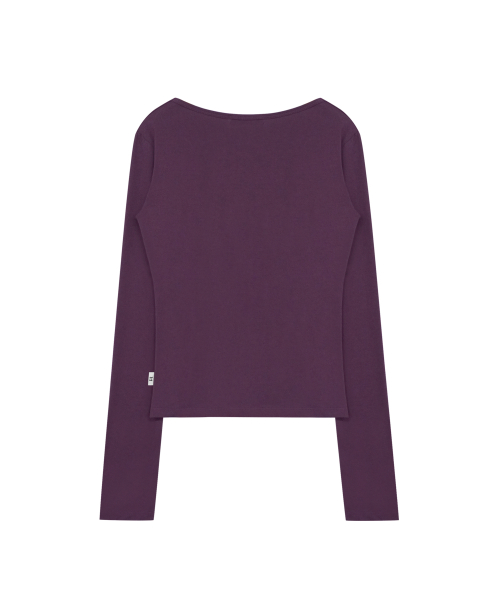 BASIC LOGO T PURPLE