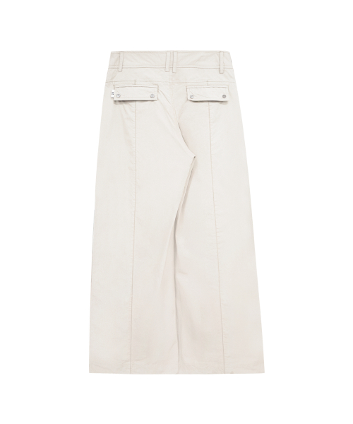 3-WAY MESH POCKET CARGO PT IVORY