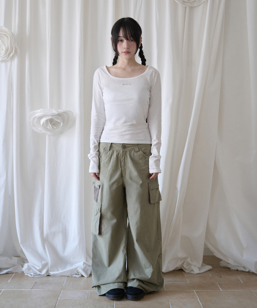 3-WAY MESH POCKET CARGO PT KHAKI
