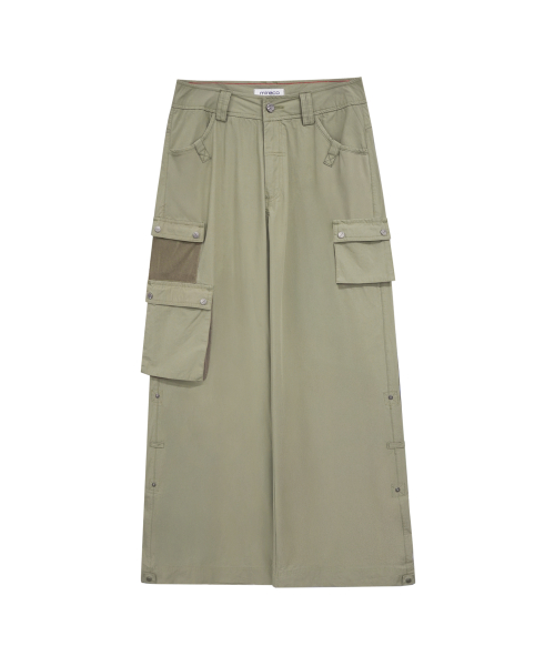 3-WAY MESH POCKET CARGO PT KHAKI