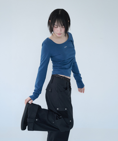 3-WAY MESH POCKET CARGO PT VINTAGE BLACK