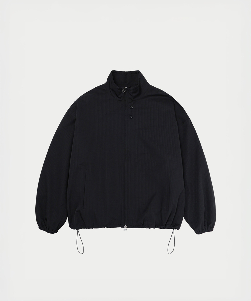 FRILL WIND JUMPER, BLACK