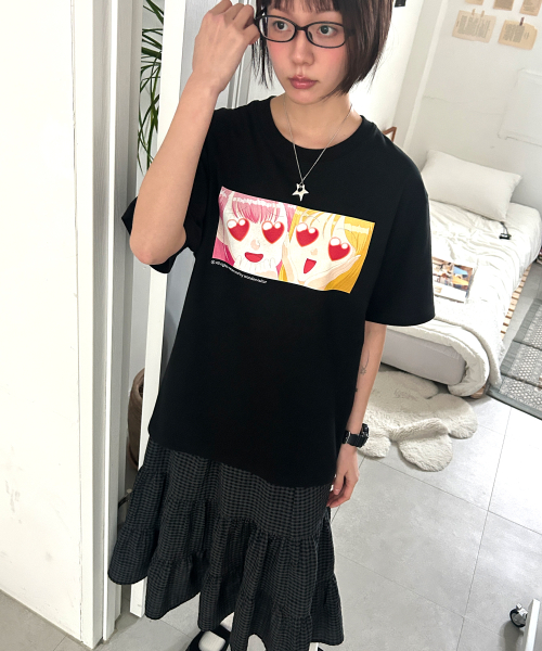 SS-Luvluv T-shirt [Black]