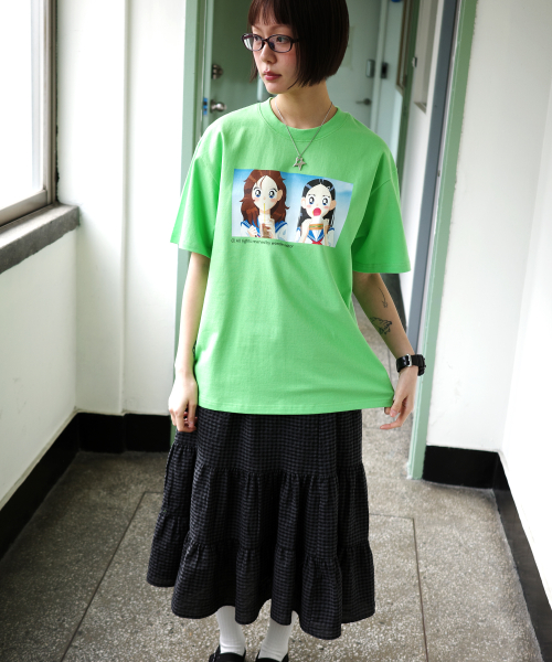 SS-Lunchtime T-shirt [Light green]