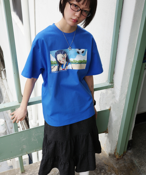 SS-Ouch T-shirt [Blue]
