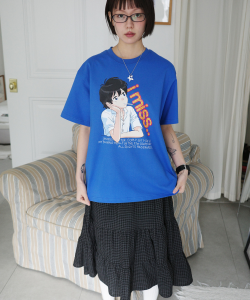I MISS T-shirt [Blue]