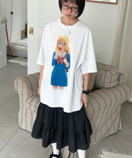 3D YURINA Overfit T-shirt [White]