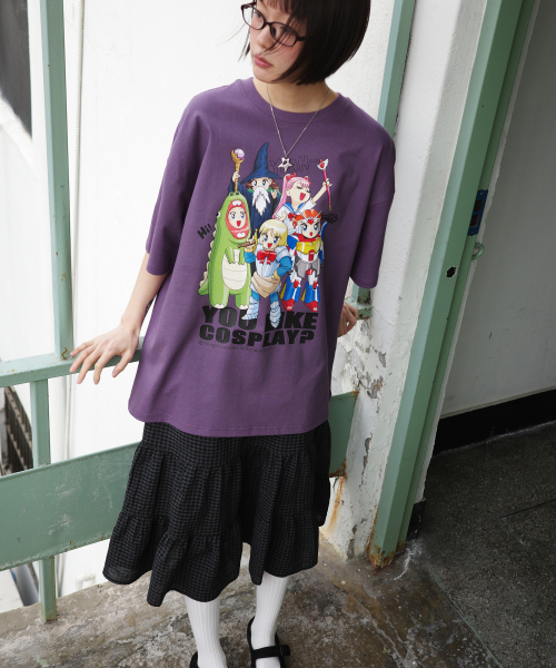 Cosplay Overfit T-shirt [Purple]