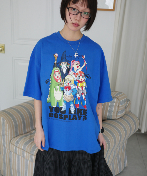 Cosplay Overfit T-shirt [Blue]