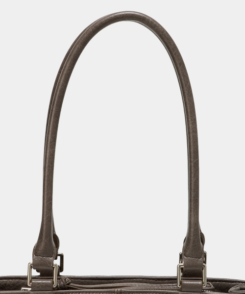 Belt Eyelet Strap Cross Mini Bag (Brown)
